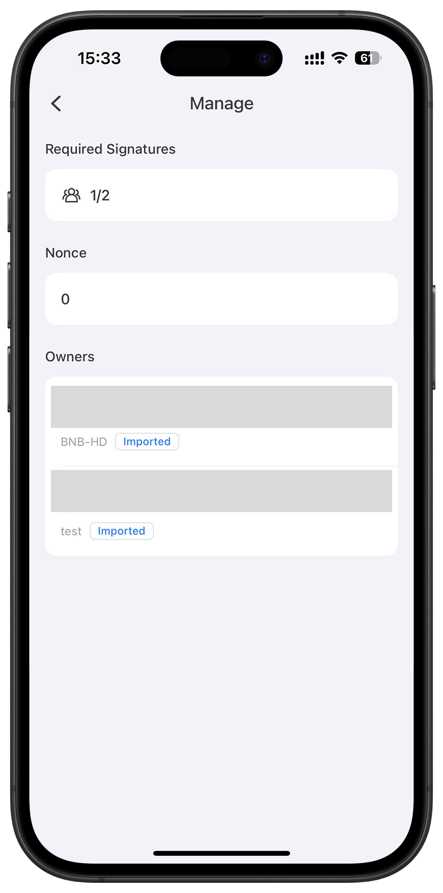 set information and finish upgrade