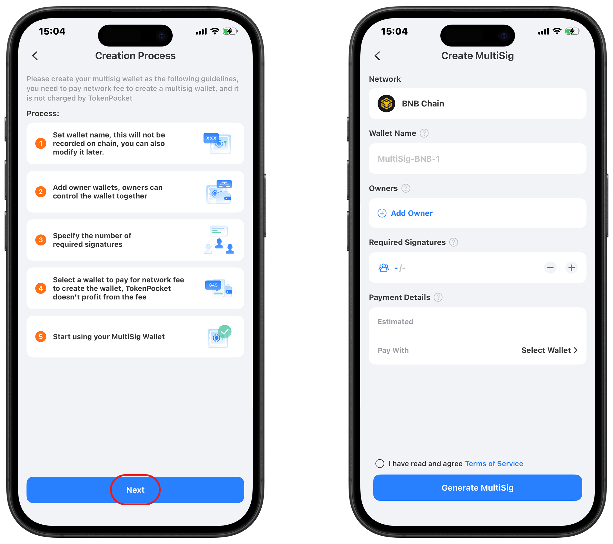 enter related information